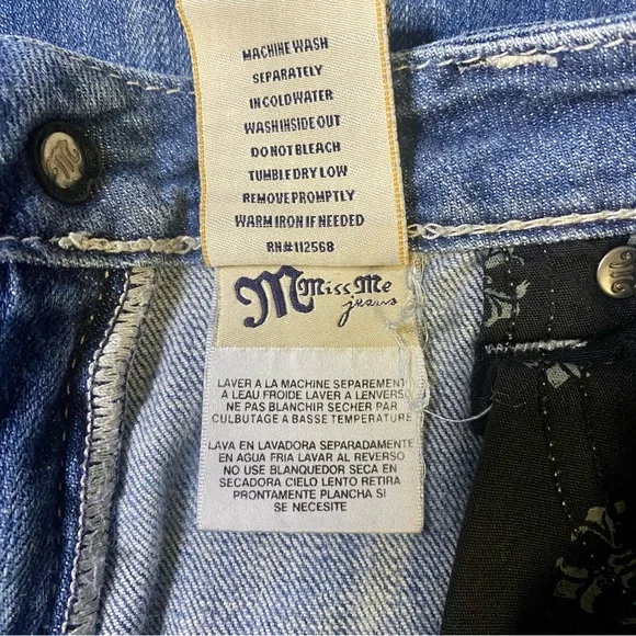 Miss Me Women's Classic Blue Boot Cut Jeans - Picture 5 of 13